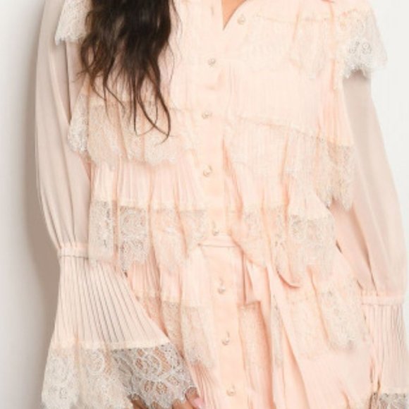 LOVELY BLUSH DRESS - Picture 3 of 3